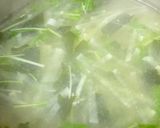 大根 わかめ 水菜の味噌汁^^作り方5写真