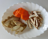 ごぼうとしいたけの甘だれ炒め作り方1写真