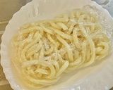 鶏もも肉と白菜キムチの焼きうどん作り方2写真