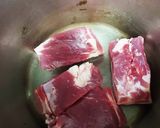 ニンニク生姜の豚の角煮 圧力作り方1写真