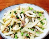 大根ちくわ豚挽き肉炒め。作り方6写真
