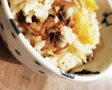 生姜香る♪《あさり缶で炊き込みご飯2合》作り方3写真