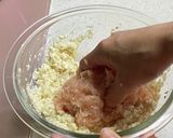 鶏ひき肉と豆腐の旨塩ハンバーグ作り方5写真