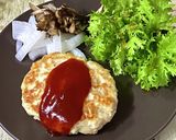 鶏ひき肉と豆腐の旨塩ハンバーグ作り方9写真