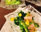 菜の花とハムの粒マスタードマヨソテー作り方5写真