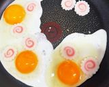 ナルトで可愛い目玉焼きちゃん♪お弁当にも作り方1写真