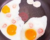 ナルトで可愛い目玉焼きちゃん♪お弁当にも作り方3写真