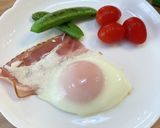 きれい簡単★ベーコン目玉焼き作り方6写真