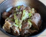 牛ホルモンのネギ塩焼き作り方5写真
