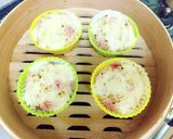 朝食昼食卵なしHMベーコンチーズ蒸しパン作り方10写真
