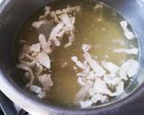 キャベツと豚バラねぎの味噌汁！作り方2写真