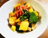白ネギと厚あげ入り豚肉丼作り方4写真