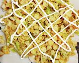 餃子の皮で カリカリ！お好み焼き風ピザ作り方4写真