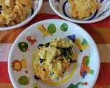 塩分なし♪鶏と黒豆のなめらかクリーム和え作り方4写真