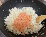 パパッと子供飯　鮭としらすのチャーハン作り方4写真