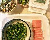 山菜ミックスのねばねばうどん作り方1写真
