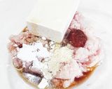 きのこあんかけの鶏団子♬作り方1写真