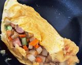 野菜たっぷりとろとろチーズオムレツ♡♡作り方8写真