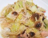 ☆簡単☆春キャベツ,タラコ,しめじ炒め作り方7写真