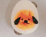 ゆで卵ワンちゃん作り方12写真