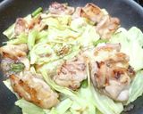 超簡単！鶏肉とキャベツのオイスター炒め！作り方7写真