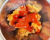業スー商品で簡単♪絶品♫ヤンニョムチキン作り方5写真
