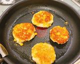 コーンとはんぺんフワフワお焼き作り方3写真