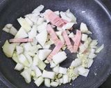 ランチにおすすめ！新玉ねぎのトマトパスタ作り方3写真