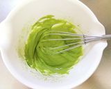おやつに簡単卵なしHM粒あん抹茶蒸しパン作り方1写真