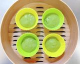 おやつに簡単卵なしHM粒あん抹茶蒸しパン作り方6写真