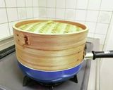 おやつに簡単卵なしHM粒あん抹茶蒸しパン作り方7写真