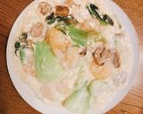 海老とチンゲン菜の豆乳クリーム煮作り方6写真