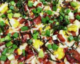 和風テリマヨパン*照り焼きマヨチキンピザ作り方8写真
