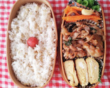 お弁当★甘辛玉ねぎとナスの豚生姜焼き作り方12写真