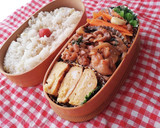 お弁当★甘辛玉ねぎとナスの豚生姜焼き作り方13写真
