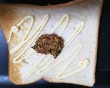 食パンバーガー♪半熟卵ﾏﾖﾏｽﾀｰﾄﾞ！作り方2写真