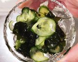 簡単！ワカメとキュウリの酢の物作り方4写真