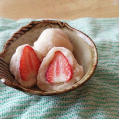 いちご大福★JBBF公式　24cmDIANA ヒール いちご大福 by クックYSABDB☆ 【クックパッド】 簡単おいしい