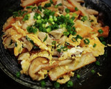 さつま揚げと茸の卵とじ❨(@≧↺≦@)❩作り方2写真