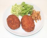 えのきと大豆の代替肉入りメンチカツ作り方7写真