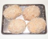 えのきと大豆の代替肉入りメンチカツ作り方5写真