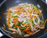 簡単！まるごとレタスの中華炒め作り方4写真