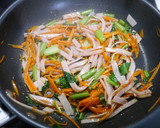 簡単！まるごとレタスの中華炒め作り方4写真