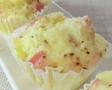 おやつに簡単卵なしHM粒あん抹茶蒸しパン作り方14写真