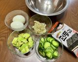 カリカリしらすとトローり卵のサラダ作り方2写真