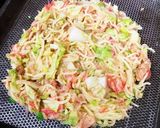 もち明太もんじゃ作り方4写真