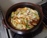 ホッキ貝のキムチ鍋作り方6写真