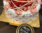バースデーケーキ2022(2) 櫻作り方14写真