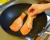 鮭のムニエル♪牡蠣とチーズのレモンソース作り方4写真