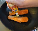 鮭のムニエル♪牡蠣とチーズのレモンソース作り方5写真